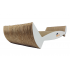 Кігтеточка - лежанка дряпка для кішок та котів WellCat Whiskers 54х24х12 см + коробка будинок 55*26*27см